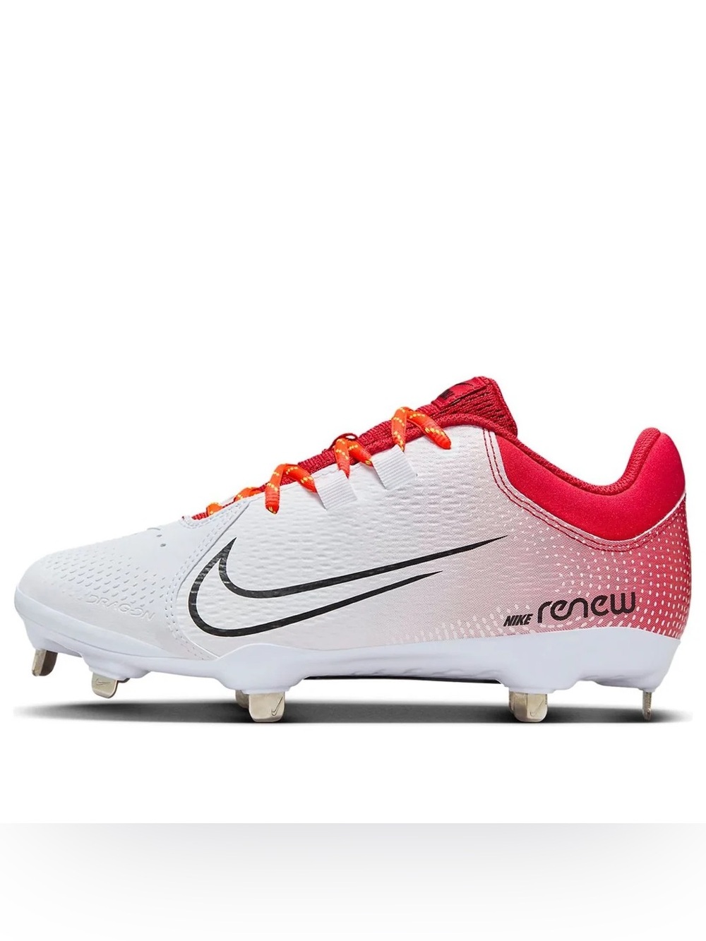 Women’s 7.5 Nike CZ5920-600 Hyperdiamond 4 Pro Softball Cleats Red Black White
